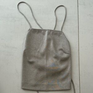 Urban Outfitters Gray Sleeveless Sparkly Top